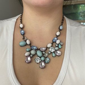 Abstract Gemstone Necklace